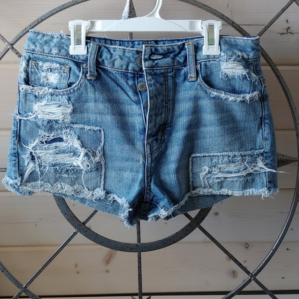 American Eagle High Waisted Jean Shorts